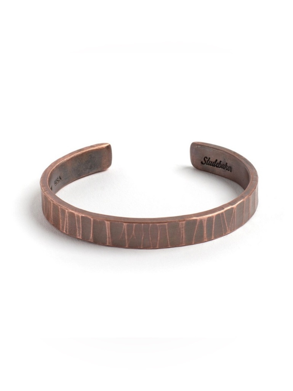 Hand-Forged Pure Copper Bessemer Cuff Studebaker Metals 6.5" Medium